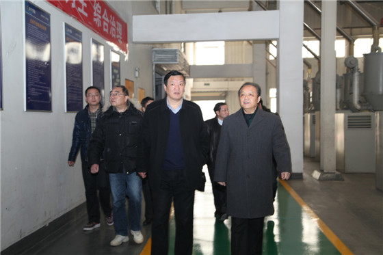 鄂州经济开发区党委刘书记一行莅临公司参观指导工作(图3) 烟台地暖,烟台金牛地暖,烟台地暖安装,烟台地暖哪家好,烟台地暖公司